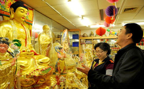最新义乌佛教用品批发市场探秘